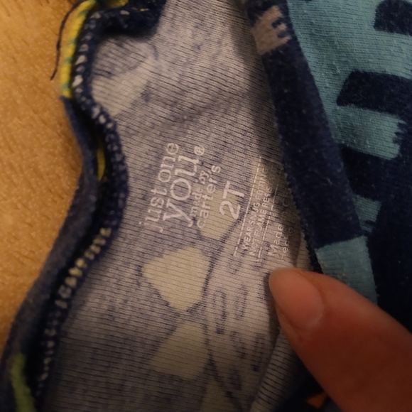 Kids Pajamas Set - Blue, Yellow, and Multi-Color - Picture 8 of 8